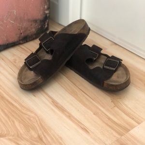 Suede Birkenstocks